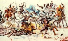 Haga click para ver la imagen ampliada 1961_06_study for 'the battle of tetuan' 1961.jpg